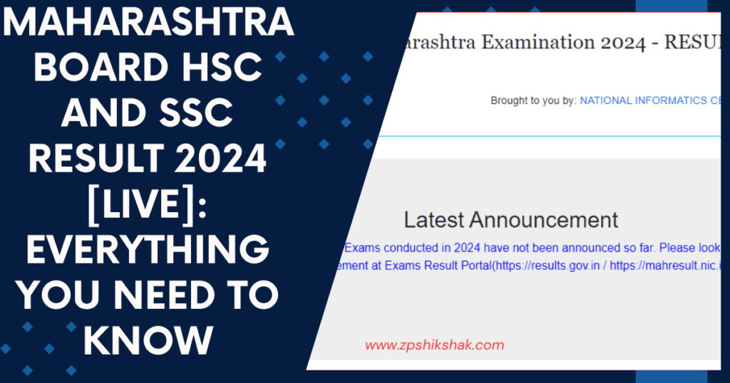 Maharashtra Board HSC and SSC Result 2024 [Live]: Everything You Need to Know