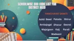SCHOOL DDO CODES FOR BLOCK GEVRAI